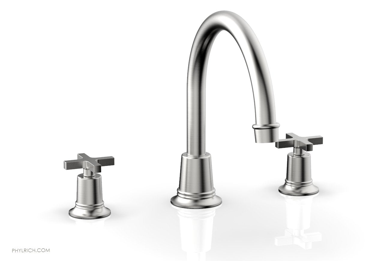 HEX MODERN Deck Tub Set with Cross Handles - 42