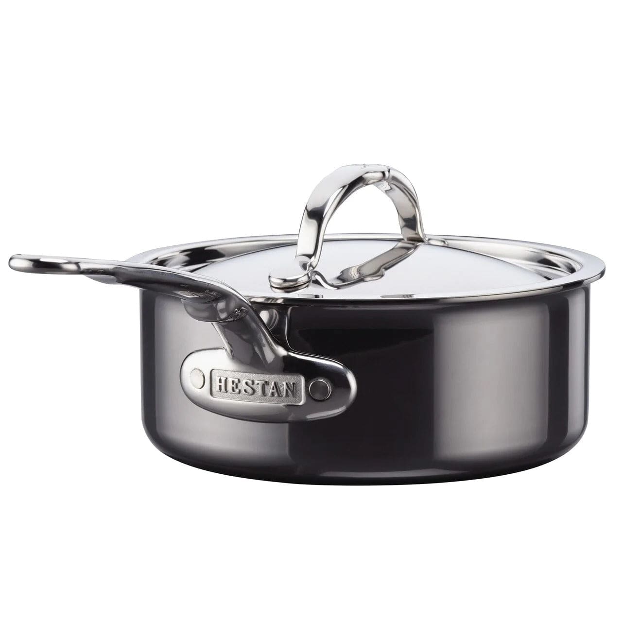 Hestan Nanobond Nonstick Covered Saucepan 2 Quart - Premium Induction Cookware for Home Cooking & Professional Kitchens
