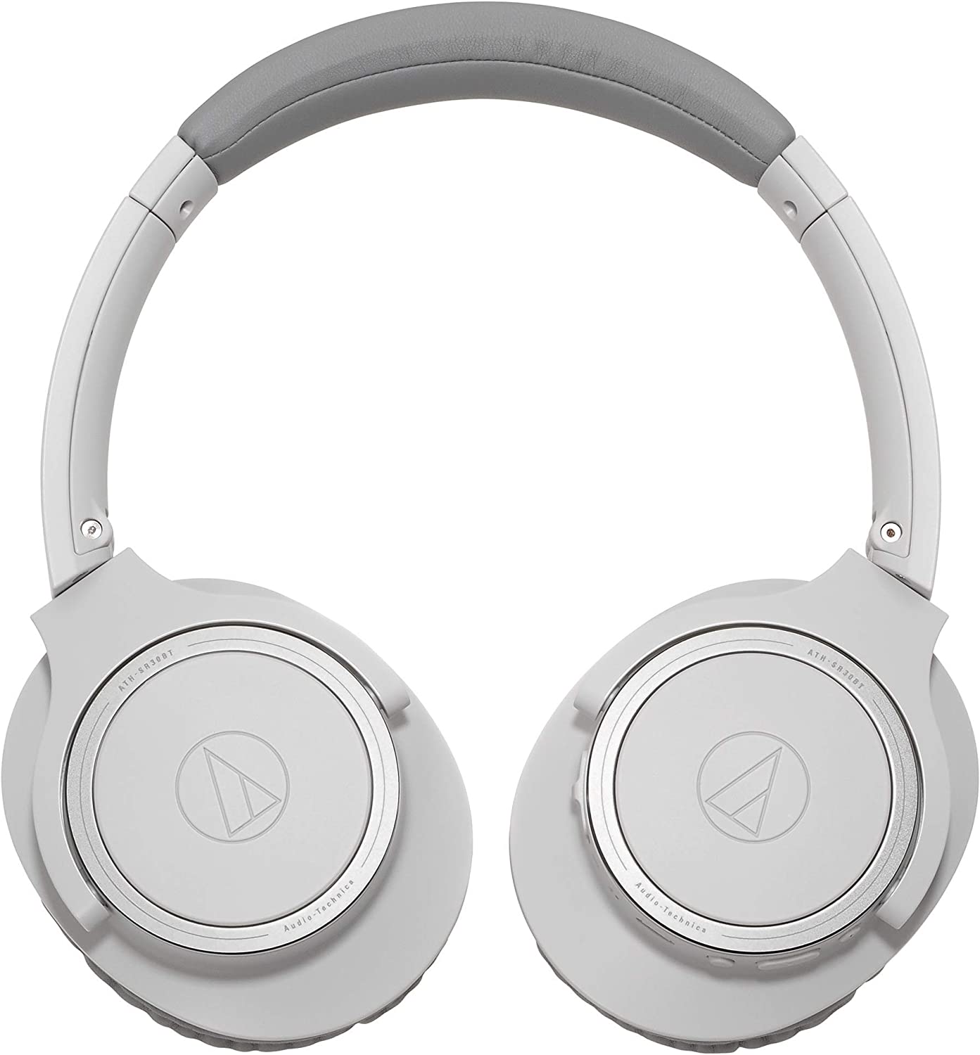 Audio Technica ATH-SR30BT Wireless Bluetooth Headphones - 40mm Drivers, 70-Hour Battery Life (Renewed Like New, Natural Gray) - Perfect for Commuting, Gaming & Music Listening