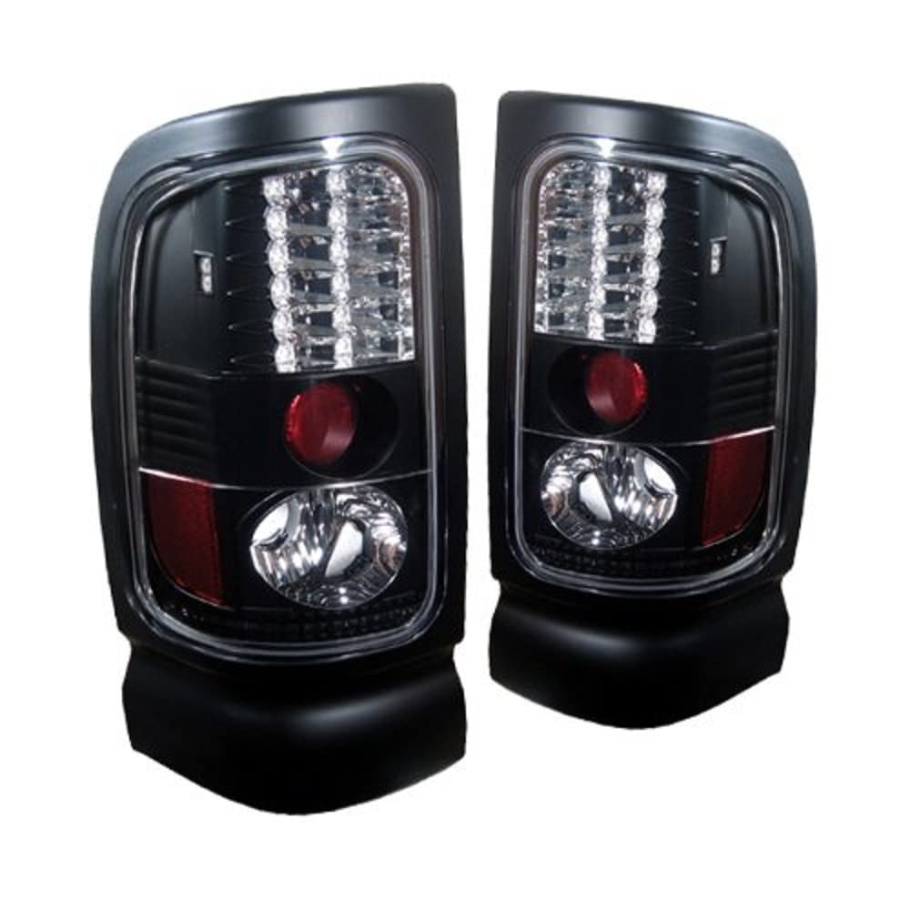 Spyder 5002693 LED Tail Lights for Dodge Ram 1500 (1994-2001) & Ram 2500/3500 (1994-2002) - Black - High Visibility & Style Upgrade for Night Driving & Off-Road Adventures