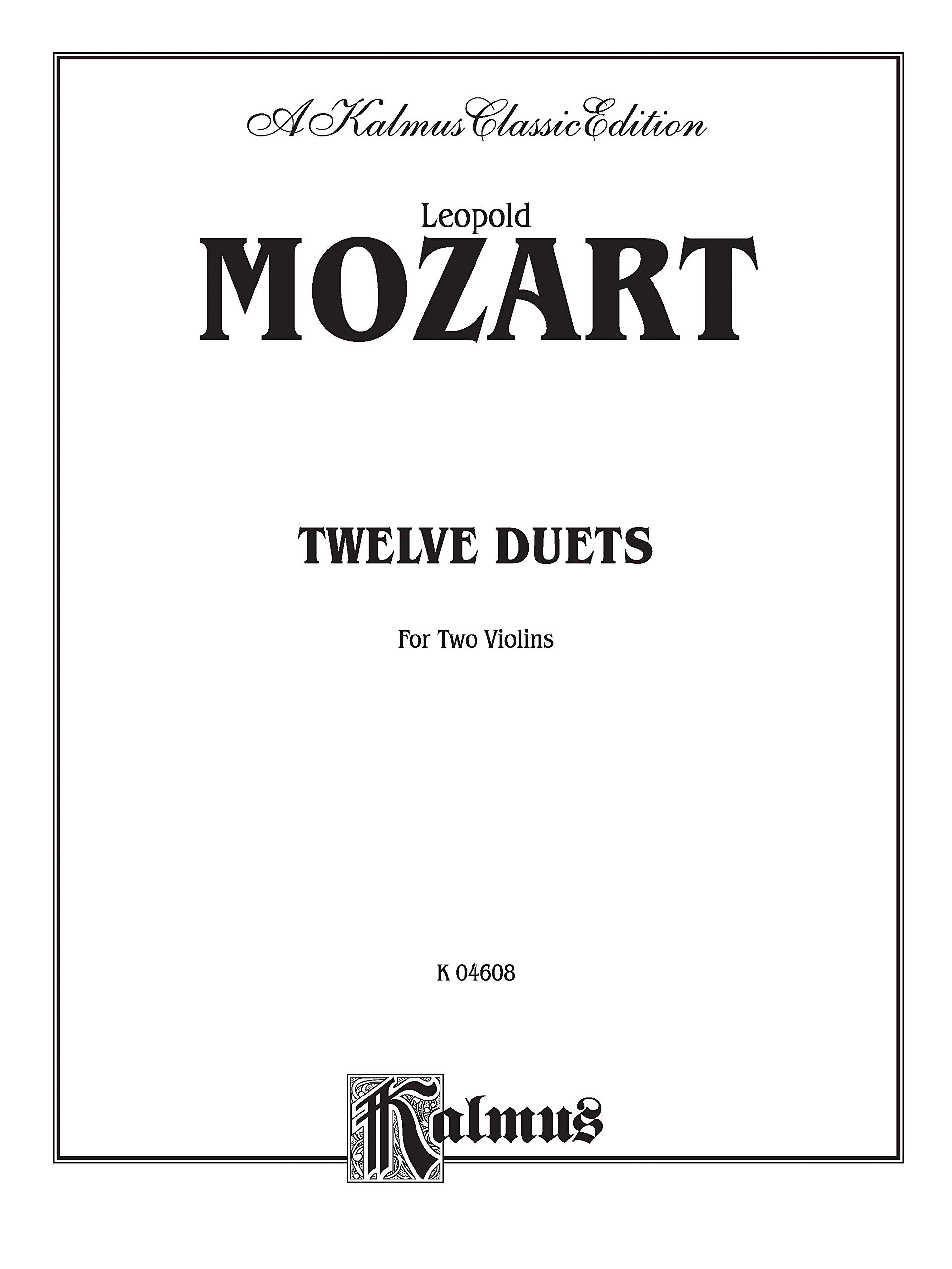 Twelve Duets for Woodwind Instruments - Kalmus Edition | Perfect for Music Practice, Performances & Ensemble Playing