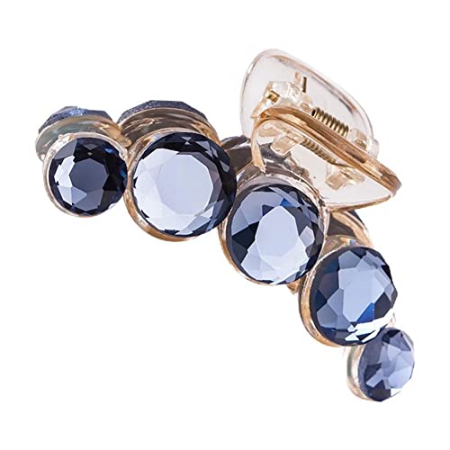 Elegant Rhinestone Metal Pearl Hair Claw Clips for Women - Thick Hair Barrettes & Jaw Clips - Stylish Hair Accessories for Long Hair (Perfect for Weddings, Parties & Everyday Wear)