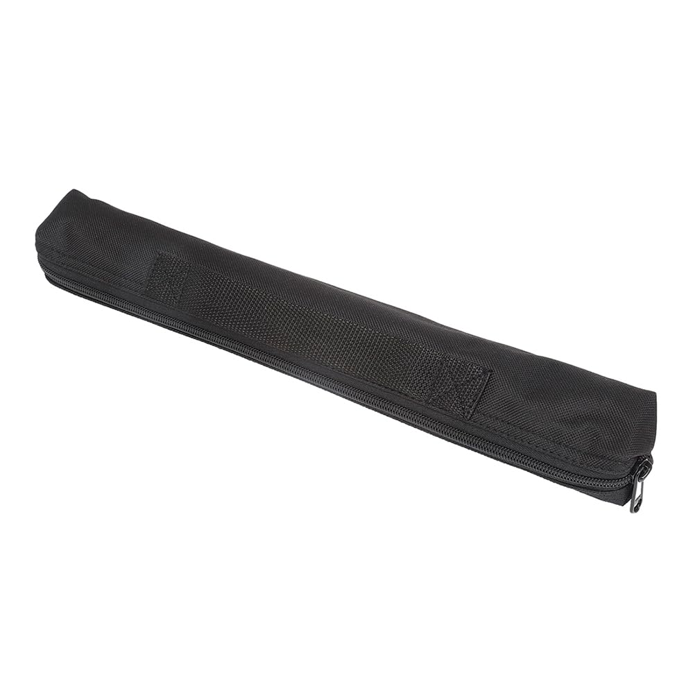 Exceart Flute Carrying Case - Portable Lightweight Saxophone Bag with Oxford Fabric & Waterproof Design for Flute, Clarinet & Woodwind Instruments - Perfect for School, Band Practice & Travel (Black)