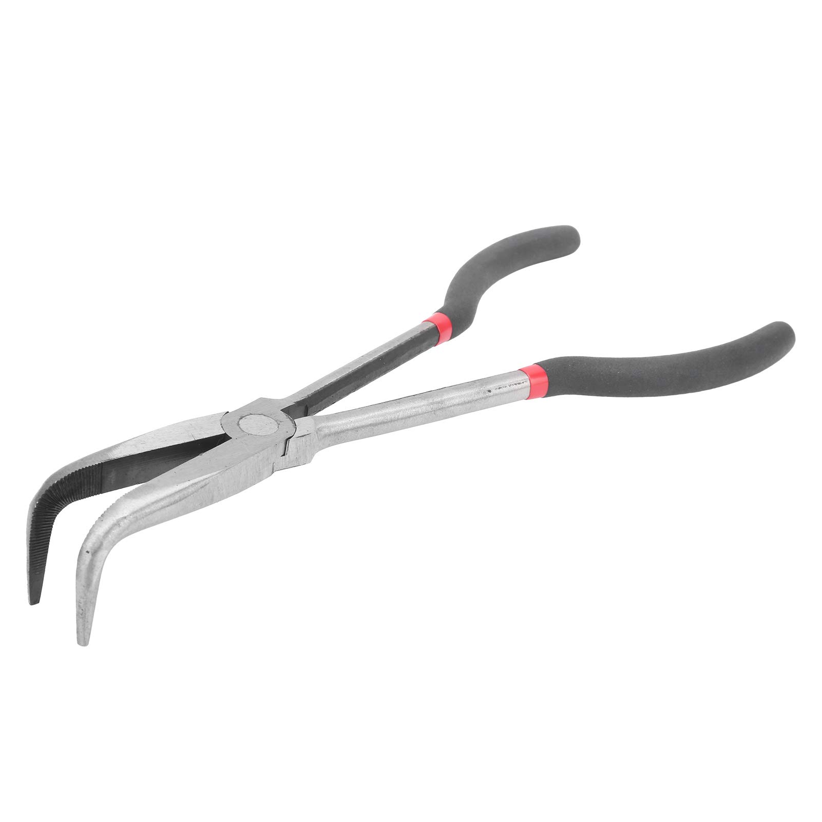 90° Needle Nose Pliers - Anti-Slip Industrial Strength Hand Tools for Electronics, Jewelry Making & DIY Projects