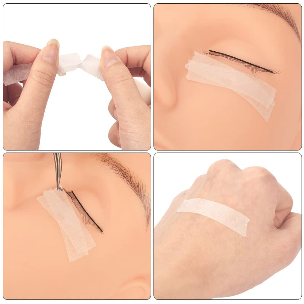 FOMIYES 5 Roll Eyelash Extension Tape - Non-Woven Under Eye Adhesive Lash Strips for Professional Eyelash Extensions, Colorful Makeup & Beauty Salon Use - Perfect for Lash Artists & DIY Home Beauty