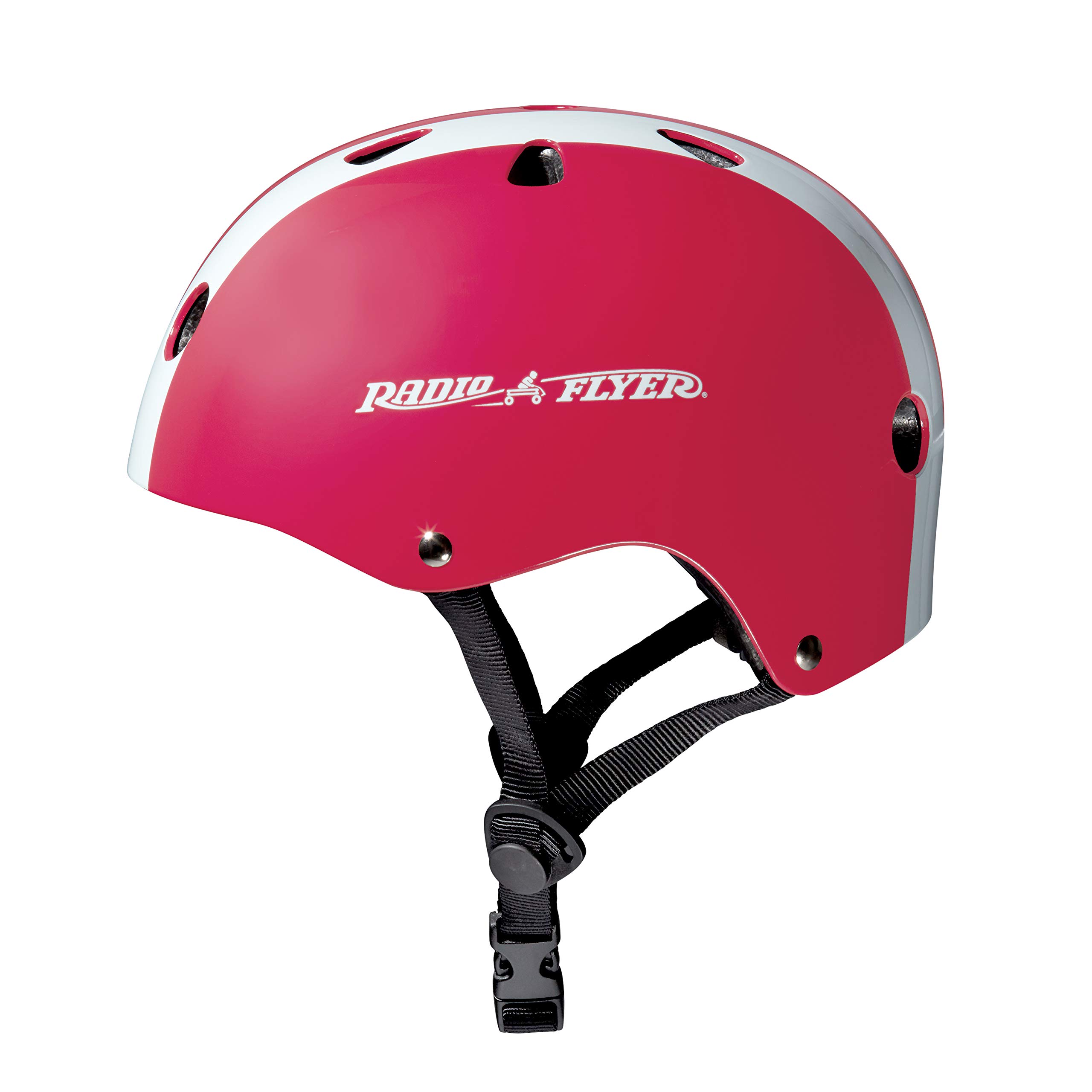 Radio Flyer Pink Toddler Helmet for Kids Ages 2-5 - AC100P | Safe & Comfortable Bike Helmet for Boys & Girls | Perfect for Cycling, Scooters & Outdoor Play