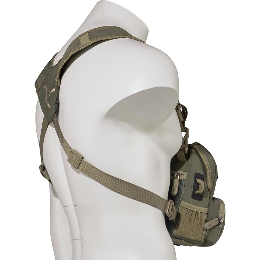 BOG Vigilant Bino Harness Bag - Adjustable & Detachable Padded Hunting Binocular Holder with YKK Zippers & Rangefinder Pocket - Perfect for Bow Hunting, Gun Hunting & Outdoor Adventures