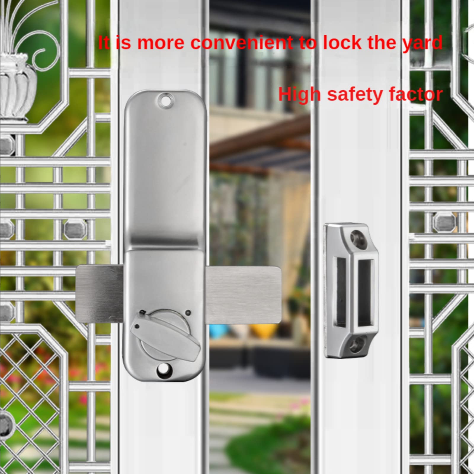 Keyless Entry Door Lock with Keypad - Waterproof Smart Deadbolt for Front Door (Black) - Secure Home Access