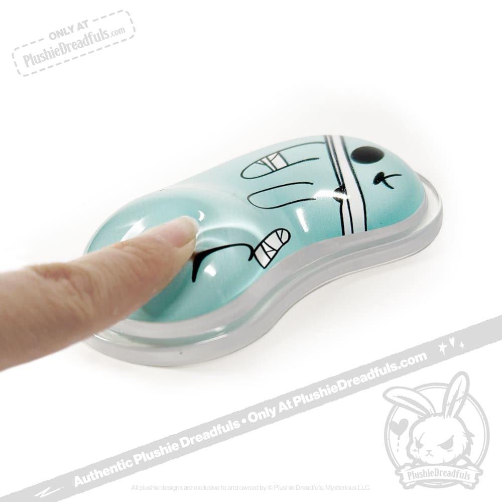 Plushie Dreadfuls Ouchie Wrist Rest - Soft Ergonomic Support for Computer Work, Gaming & Office Use - Cute Comfort for Wrist Pain Relief