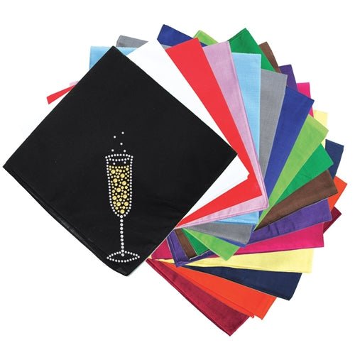 Elegant Champagne Flute with Nailhead Design - Available in Multiple Colors - Perfect for Weddings, Parties & Special Occasions