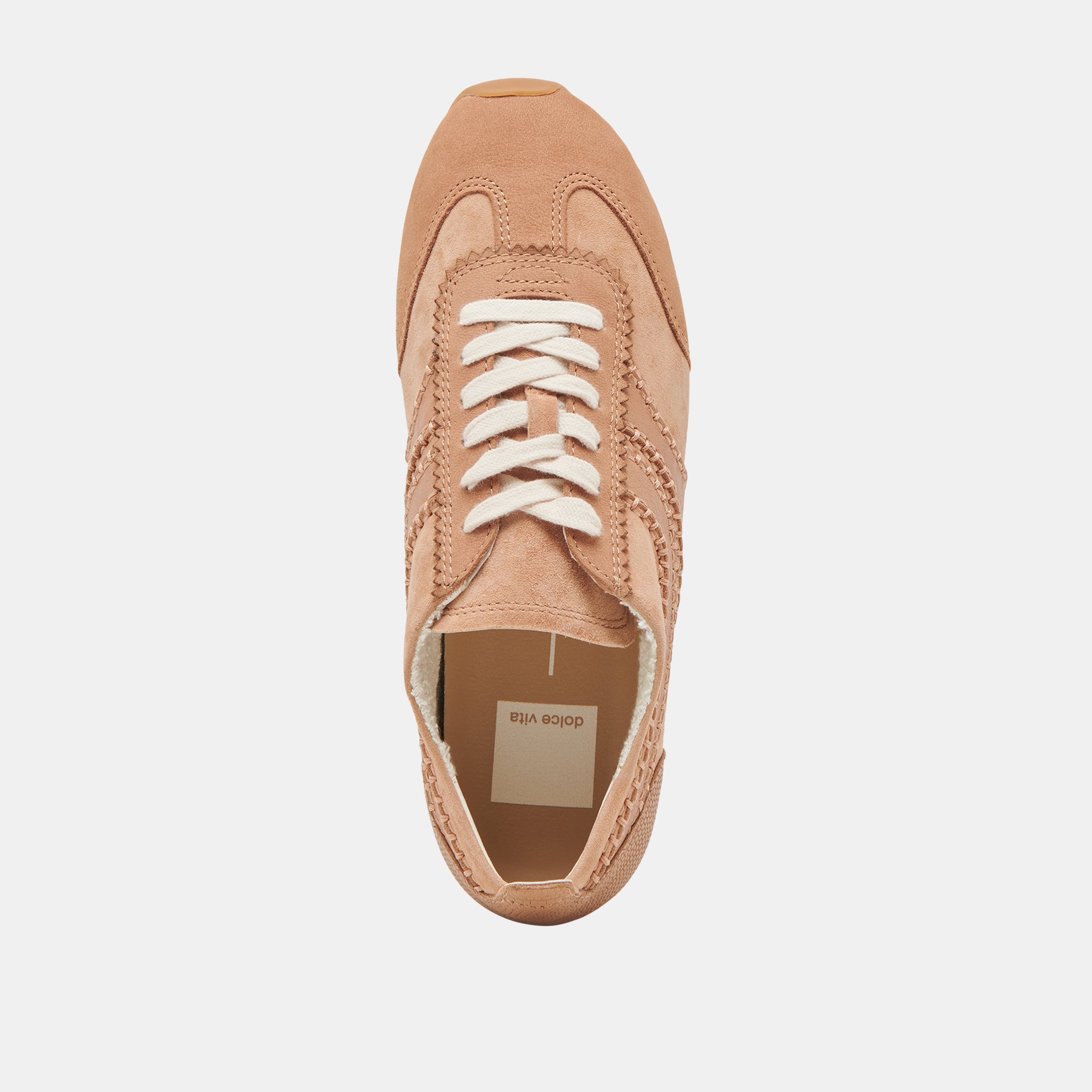 DELANY Sneakers for Women - Comfortable Toffee Nubuck Casual Shoes for Walking, Running & Everyday Wear | Fashionable & Lightweight Footwear for Work, Travel & Outdoor Activities