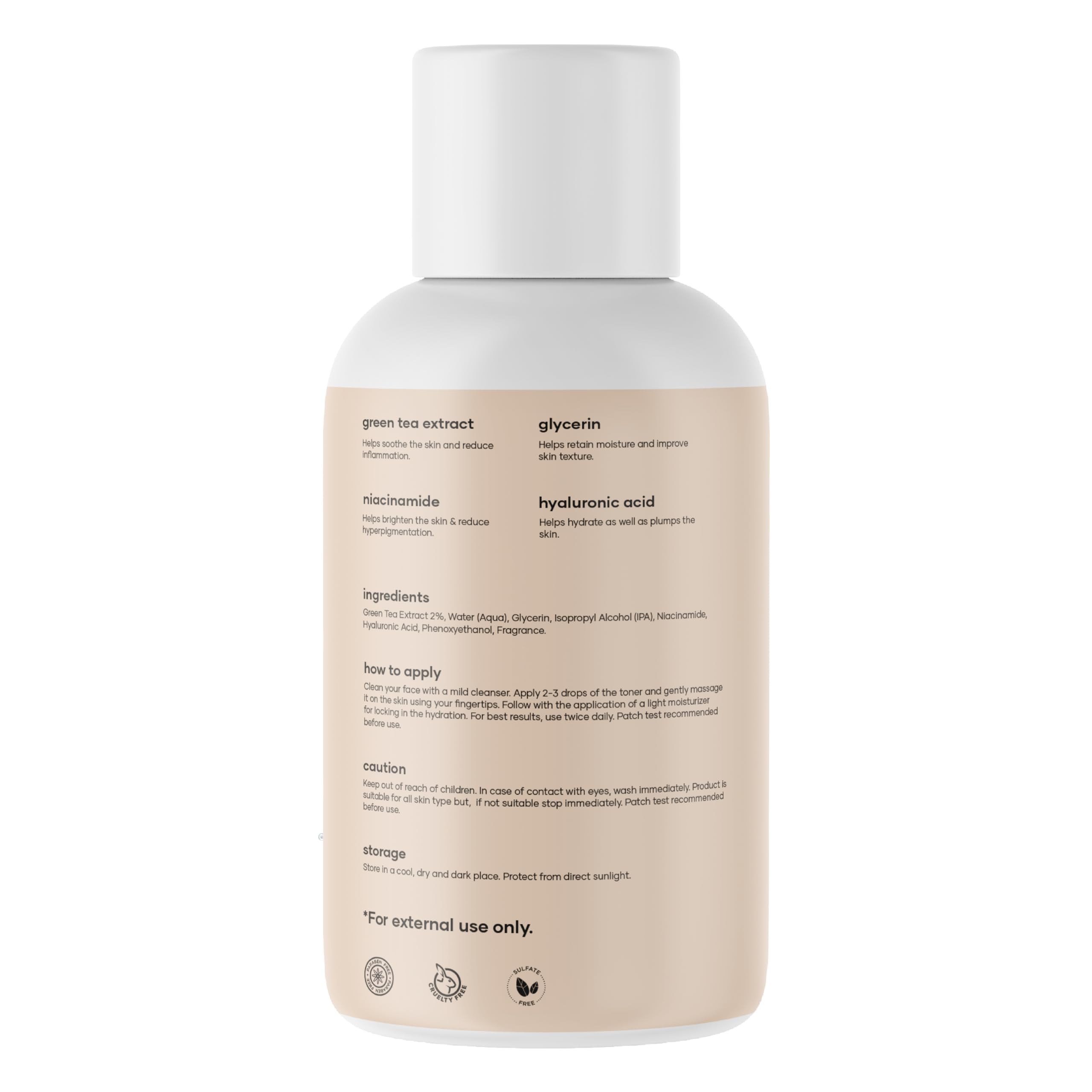 GHC Mars Face Toner with Niacinamide & Hyaluronic Acid - Pore Minimizer & Acne Treatment for Clear Skin - 150ml (1 Pack) | Daily Skincare Routine for Oily & Combination Skin