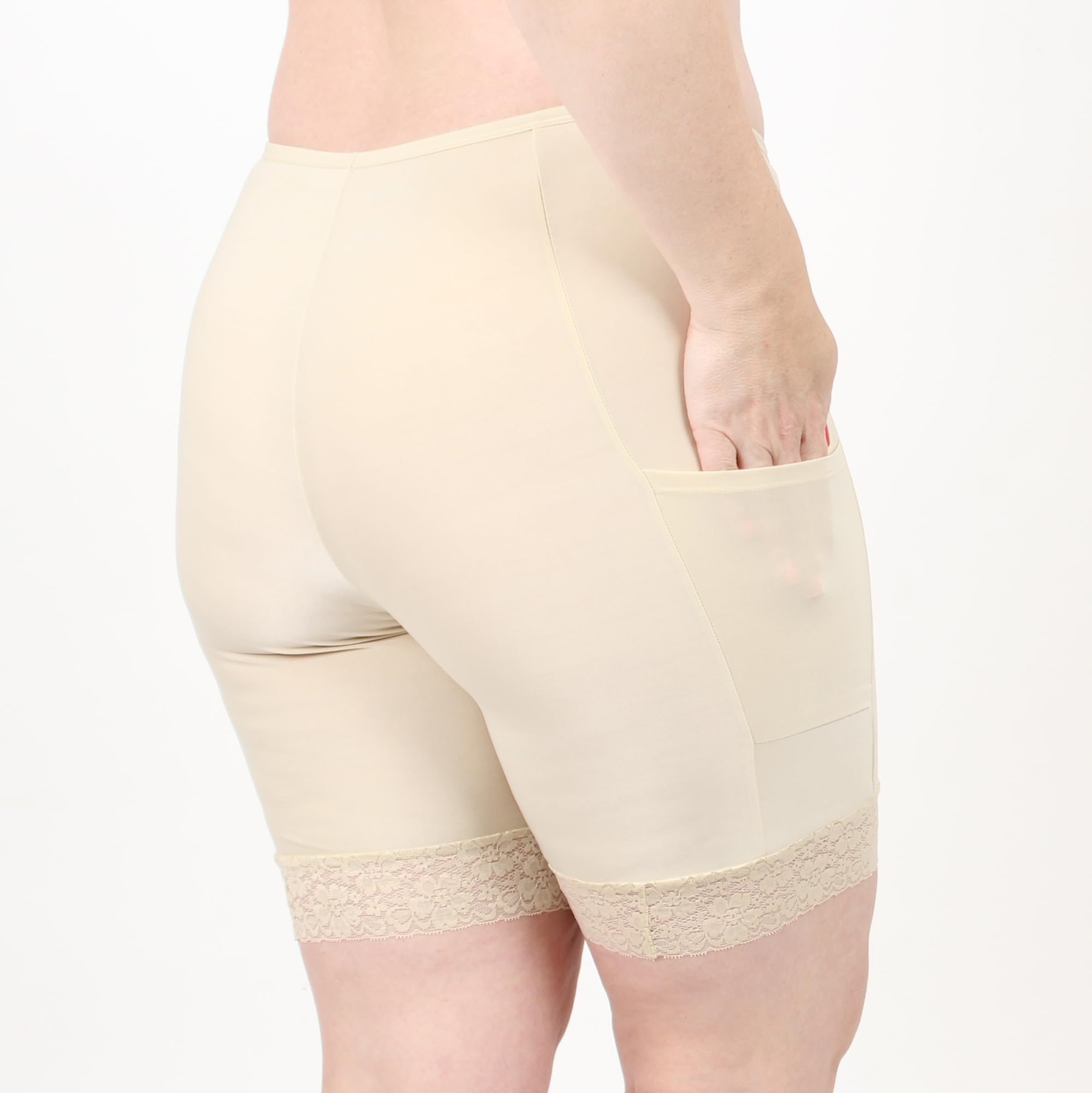 Undersummers Shortlette Slip Shorts for Women - Anti Chafing Thigh Shorts with 7