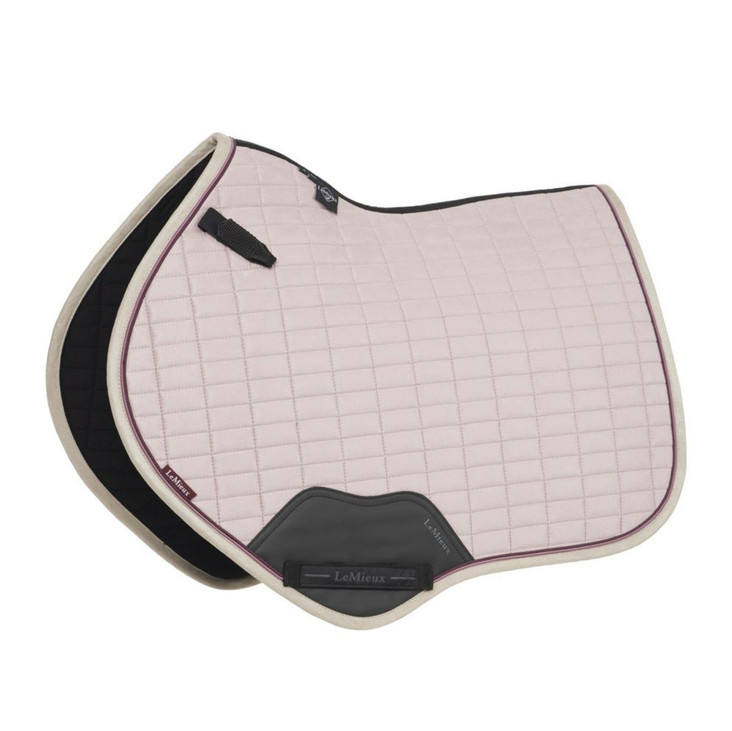 Premium LeMieux Suede Close Contact Square Saddle Pad for English & Dressage Riding - Comfortable & Non-Slip Equestrian Gear for Training & Competition