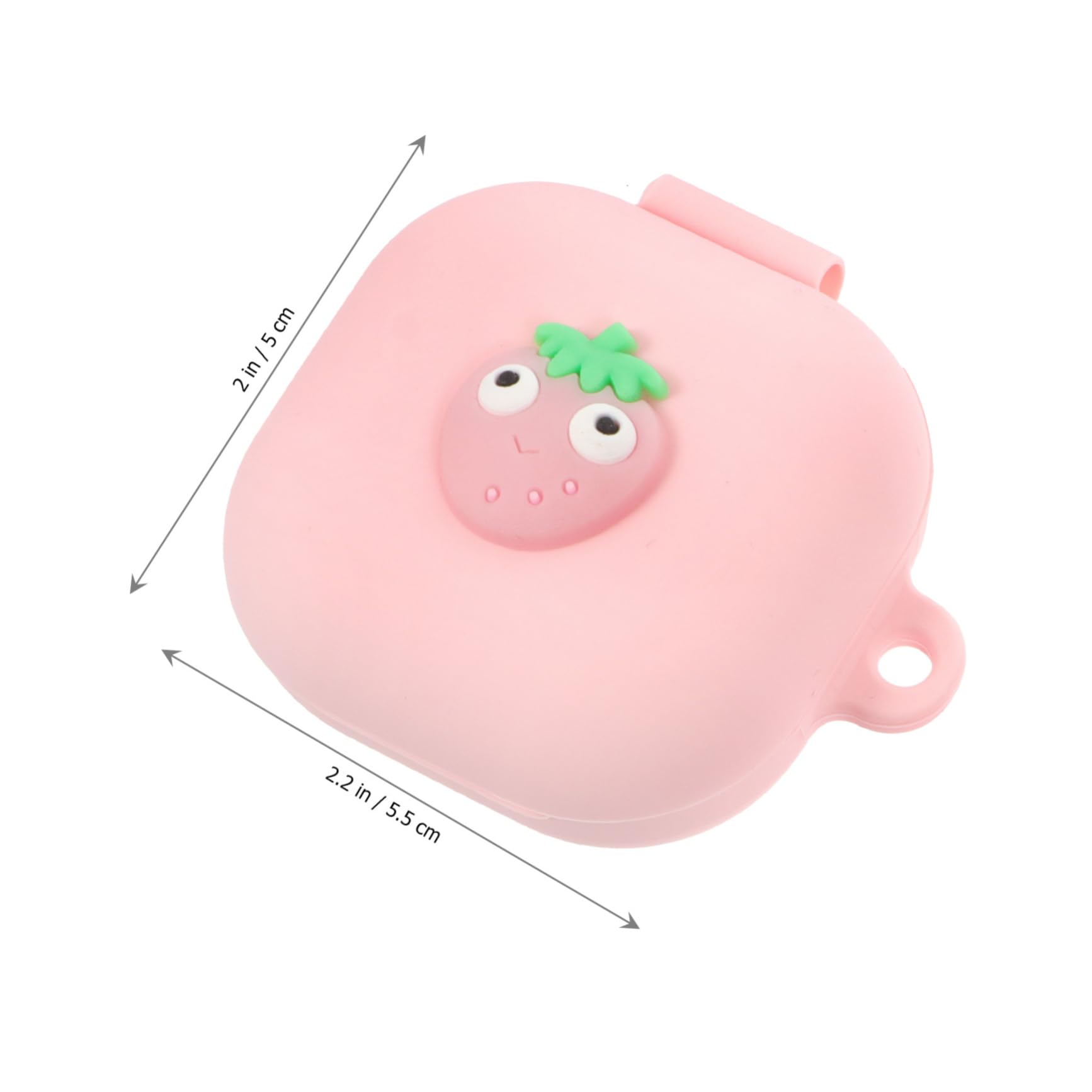 Veemoon 1pc Silicone Earphone Case Cover - Durable Hard Shell Headset Protector with Storage Bag for AirPods, Wireless Earbuds - Perfect for Travel, Gym & Daily Use