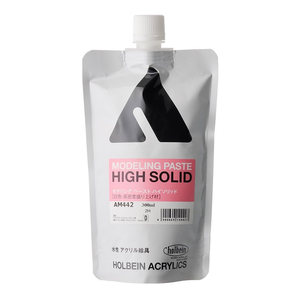 Holbein Heavy Body Acrylic Modeling Paste - Professional High Solid Art Paint for Canvas, Textures & Mixed Media - Perfect for Artists, DIY Crafts & Home Decor Projects