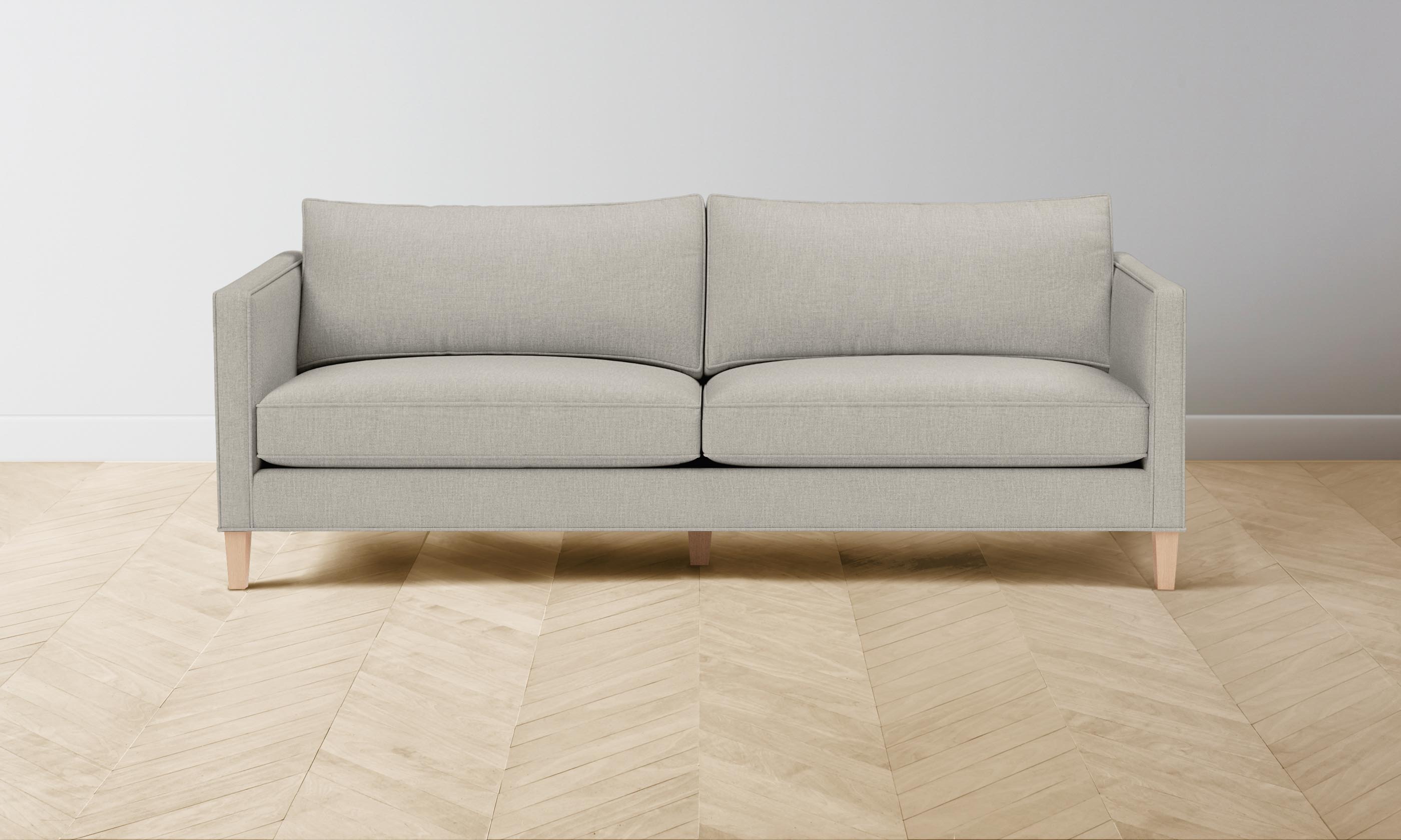 Crosby Sofa - Performance Linen Weave Beige Living Room Couch for Modern Home Decor | Comfortable Sectional Sofa for Family Gatherings & Relaxation