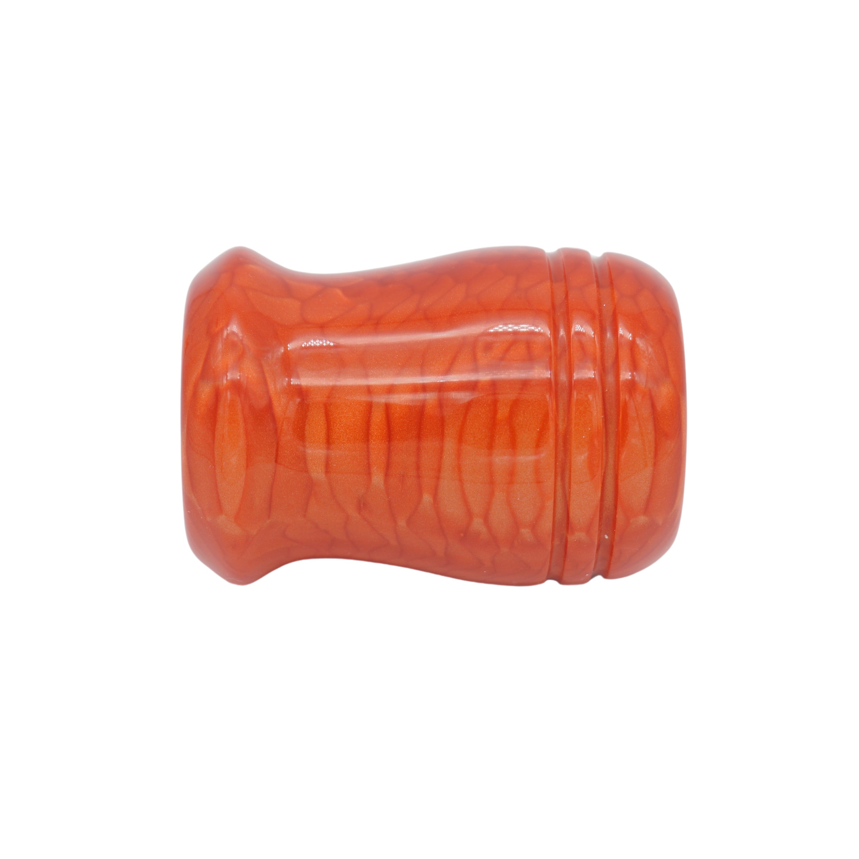 Premium Red Snakeskin Handcrafted Shaving Brush Handle - Fits 24mm & 26mm Knots - Perfect for Wet Shaving & Grooming Gifts