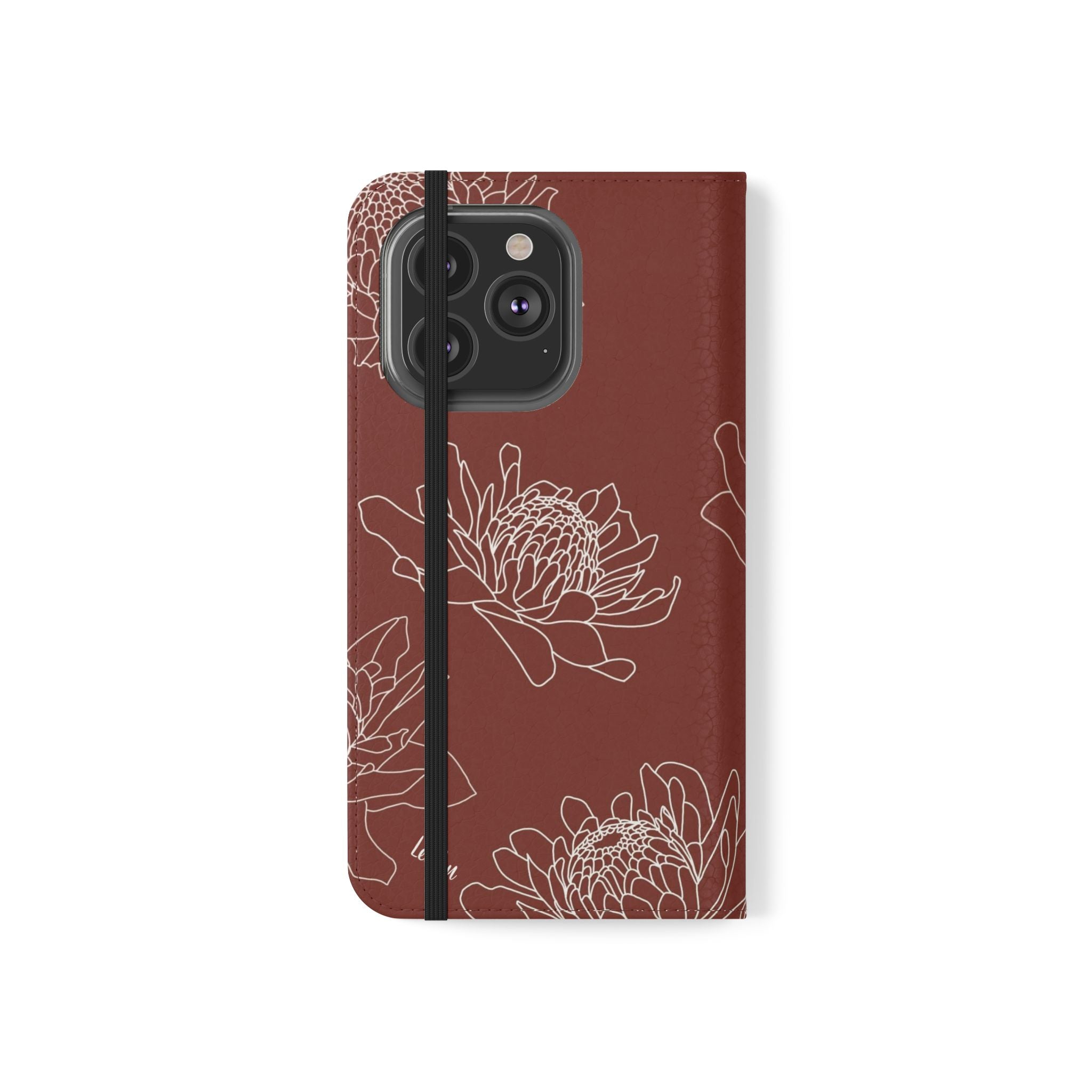 Torch Ginger Folio Case - Elegant & Durable Phone Cover for iPhone & Samsung - Perfect for Travel, Work & Everyday Use