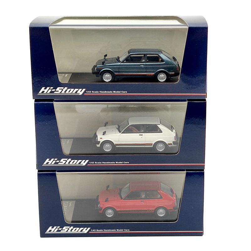 1:43 Scale Toyota Starlet Si 1982 Limited Edition Resin Model Car - Hi Story HS303 Collectible for Diecast Enthusiasts | Perfect for Display, Gifts & Car Model Collections