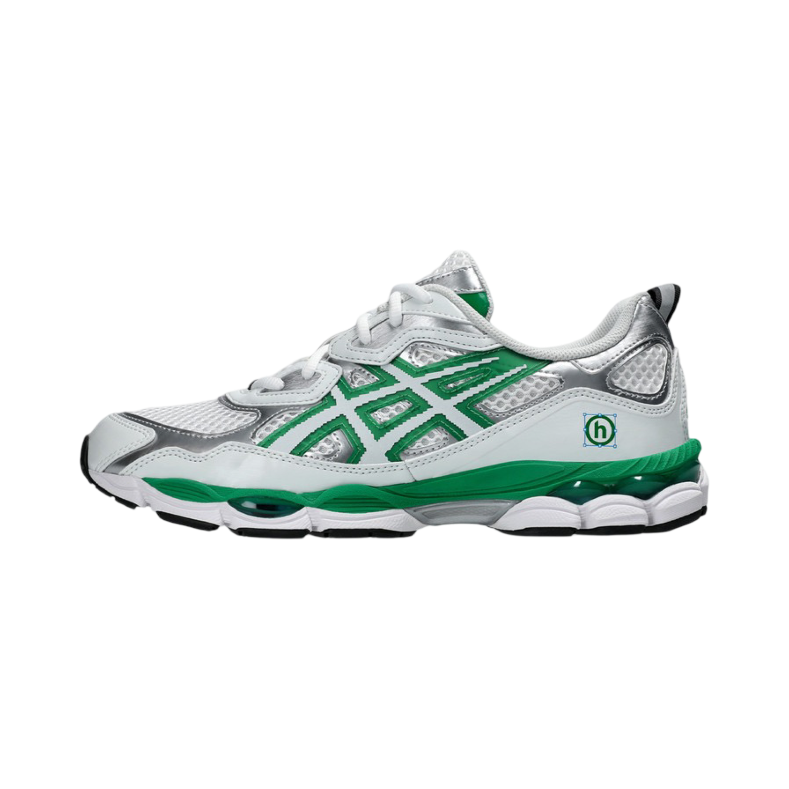 ASICS Gel-NYC Running Shoes for Men & Women - White & Jolly Green - Lightweight Cushioned Sneakers for Jogging, Gym Workouts & Casual Wear