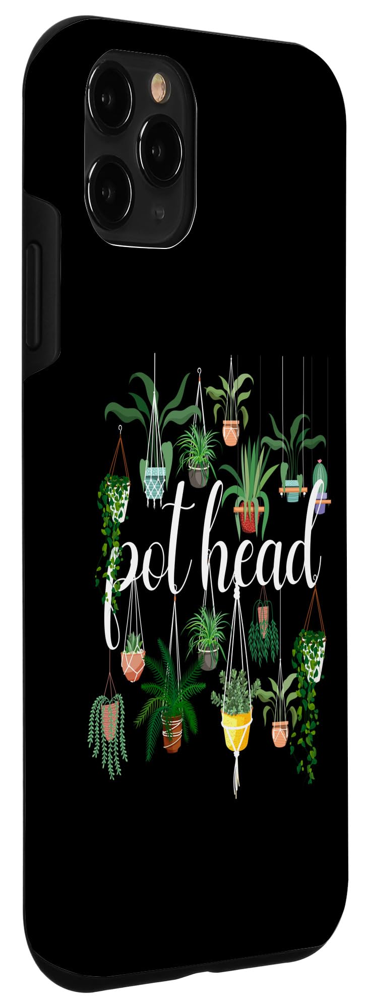 Premium iPhone 11 Pro Case with Cute Potted Plant Design - Trendy Protective Cover for Daily Use, Work & Outdoor Activities