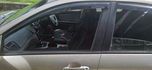 Weather Shields for KIA Cerato LD Sedan 2004-2008 - Rain Guards & Window Deflectors - Perfect for All-Weather Protection & Noise Reduction While Driving