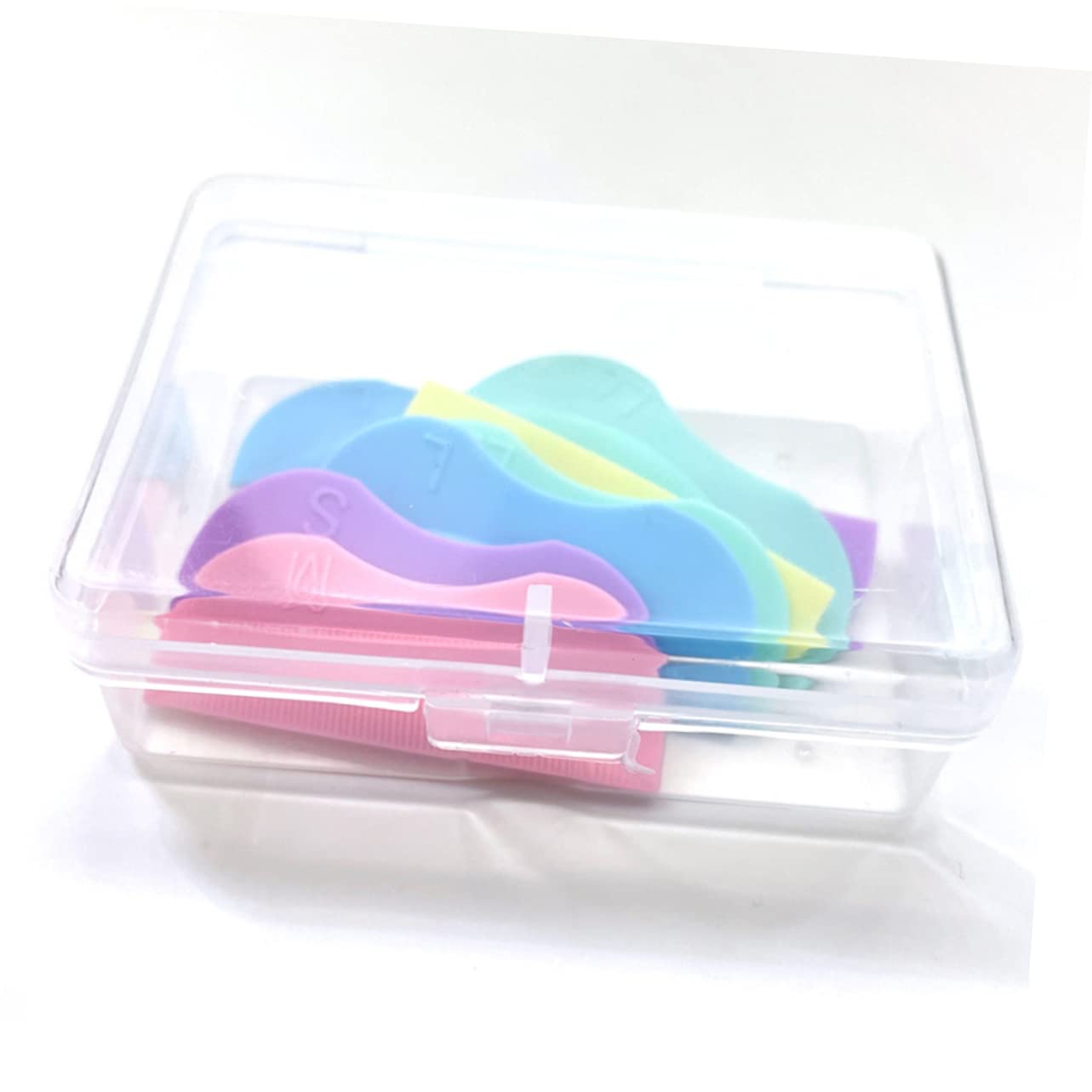 Minkissy 2 Sets Reusable Silicone Eyelash Lifting Pads - 5 Pairs x 2 for Professional Salon & Home Lash Lift Treatments | Perfect for DIY Eyelash Extensions & Beauty Enhancement