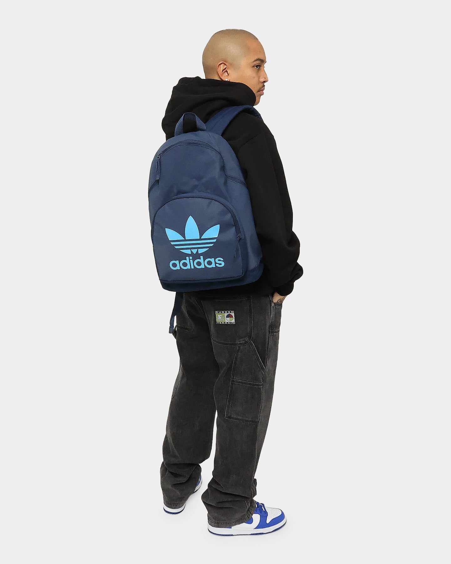 Adidas Adicolor Archive Backpack - Night Indigo Blue School & Travel Backpack for Men & Women | Perfect for College, Gym & Outdoor Adventures