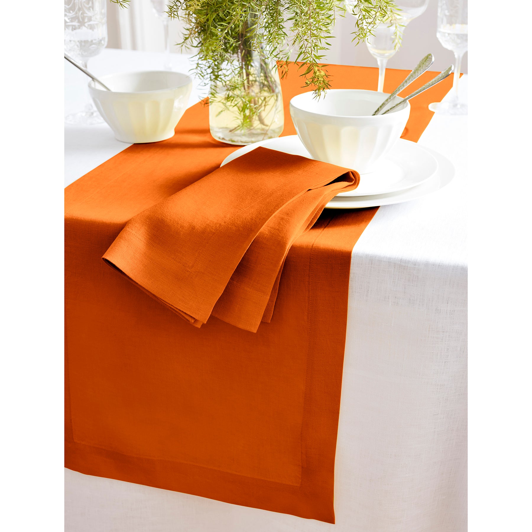 Premium Sonoma Linen Napkins Set of 4 - 100% Natural Cotton Dinner Napkins for Formal Dining, Wedding, and Holiday Table Settings