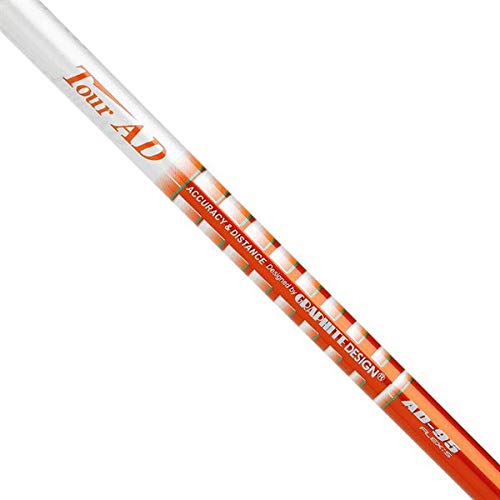 Graphite Design Tour AD Utility/Driving Iron 95 Orange Shaft with Adapter & Grip - High Performance Golf Club for Precision Shots on Fairways and Roughs