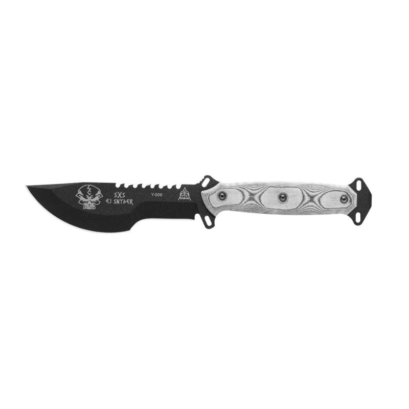 TOPS Knives Skullcrusher's Xtreme Sidekick Tactical Fixed Blade Knife - Outdoor Survival, Hunting, Camping & EDC Utility Knife for Adventurers