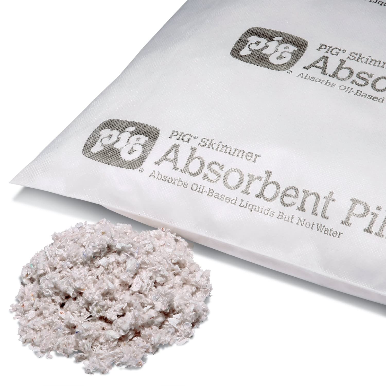 Oil Absorbent Pillows for Spills - PIG Skimmer Oil-Only Absorbent Pads | 1/2 Gallon Capacity | 12