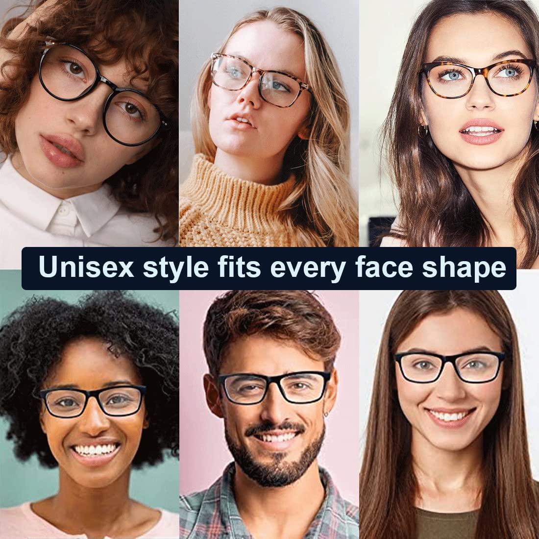 Blue Light Blocking Glasses for Men & Women - Anti Glare UV Protection for Computer Use & Eye Strain Relief