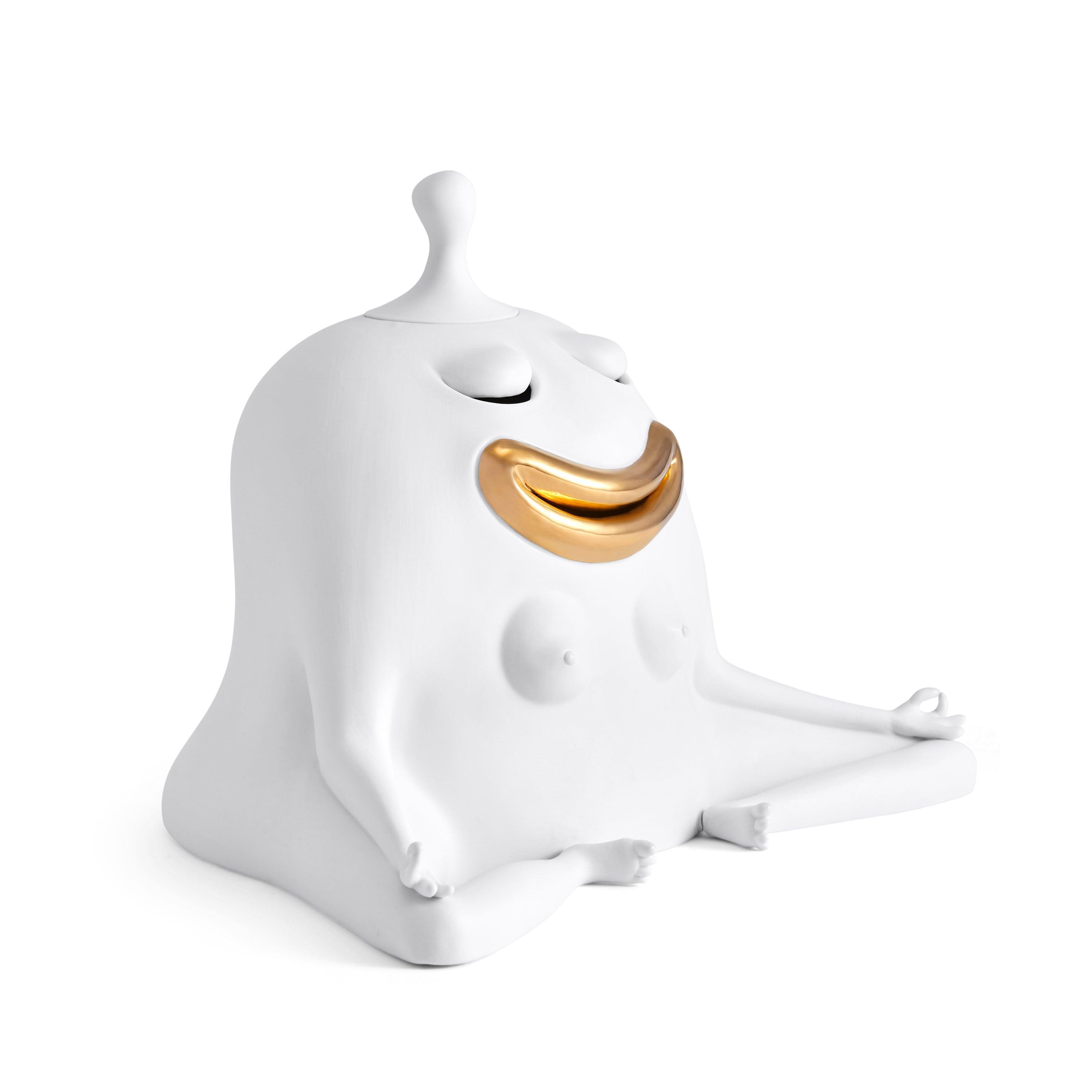 Premium Haas Meditator Incense Burner - Handcrafted Ceramic Aromatherapy Diffuser for Yoga, Meditation & Relaxation - Perfect for Home, Spa and Zen Decor
