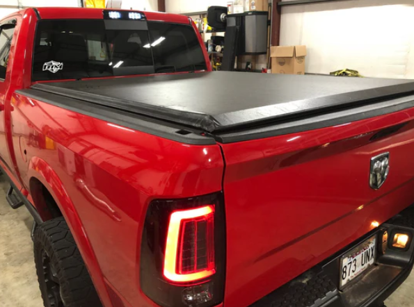 2009-2023 Dodge RAM 1500 Classic LED Tail Lights - Smoked Black Replacement for OEM (Perfect for Night Driving & Off-Road Adventures)