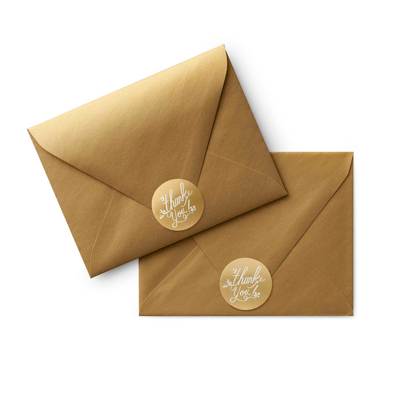Rifle Paper Co. Thank You Envelope Seals - Floral Self-Adhesive Stickers for Wedding Invitations, Greeting Cards & Gift Wrapping (Set of 50)