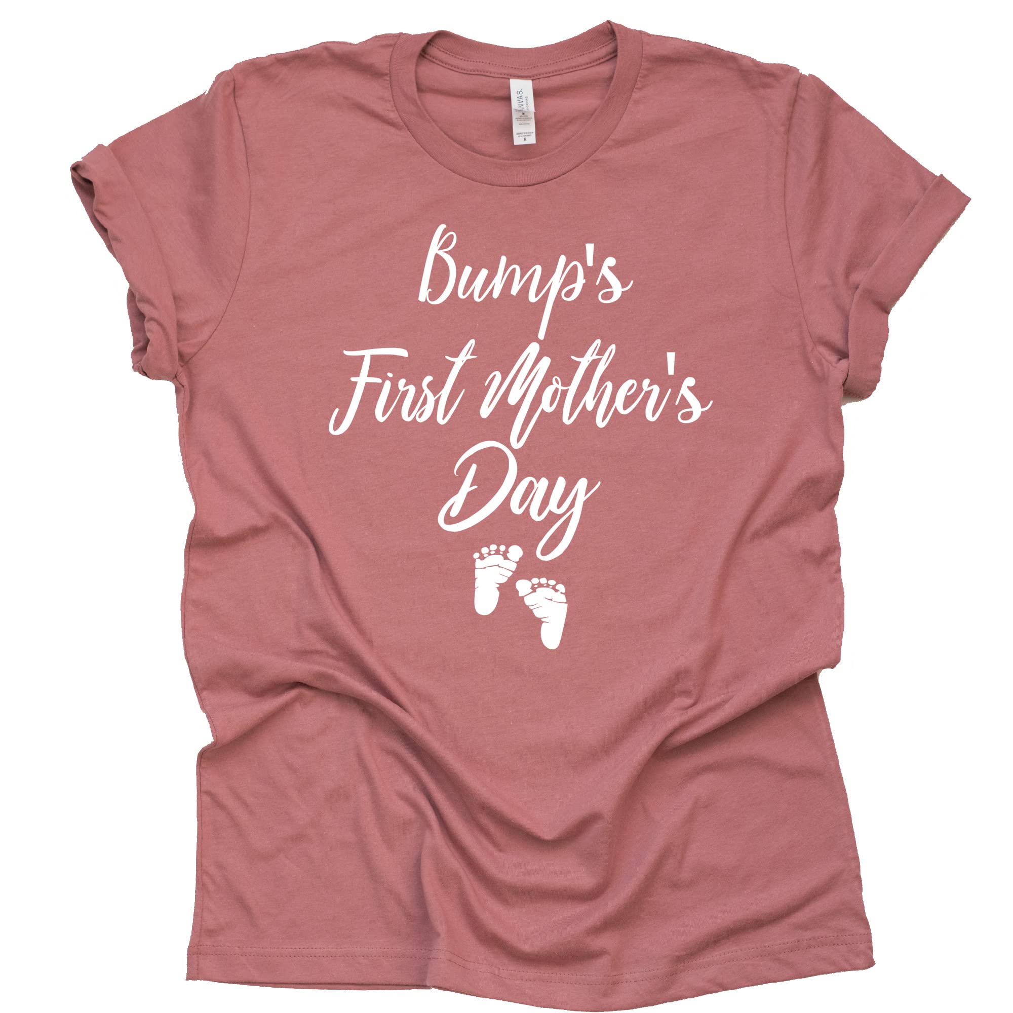 Bump's First Mother's Day Shirt - Pregnancy Announcement T-Shirt for Expecting Moms | Cute Baby Reveal Gift & New Mom Apparel | Perfect for Gender Reveal Parties, Maternity Photos & Baby Showers | Great for First-Time Mom Gifts & Pregnancy Announcements | Ideal for Special Occasions, Family Photos & Celebrating Motherhood