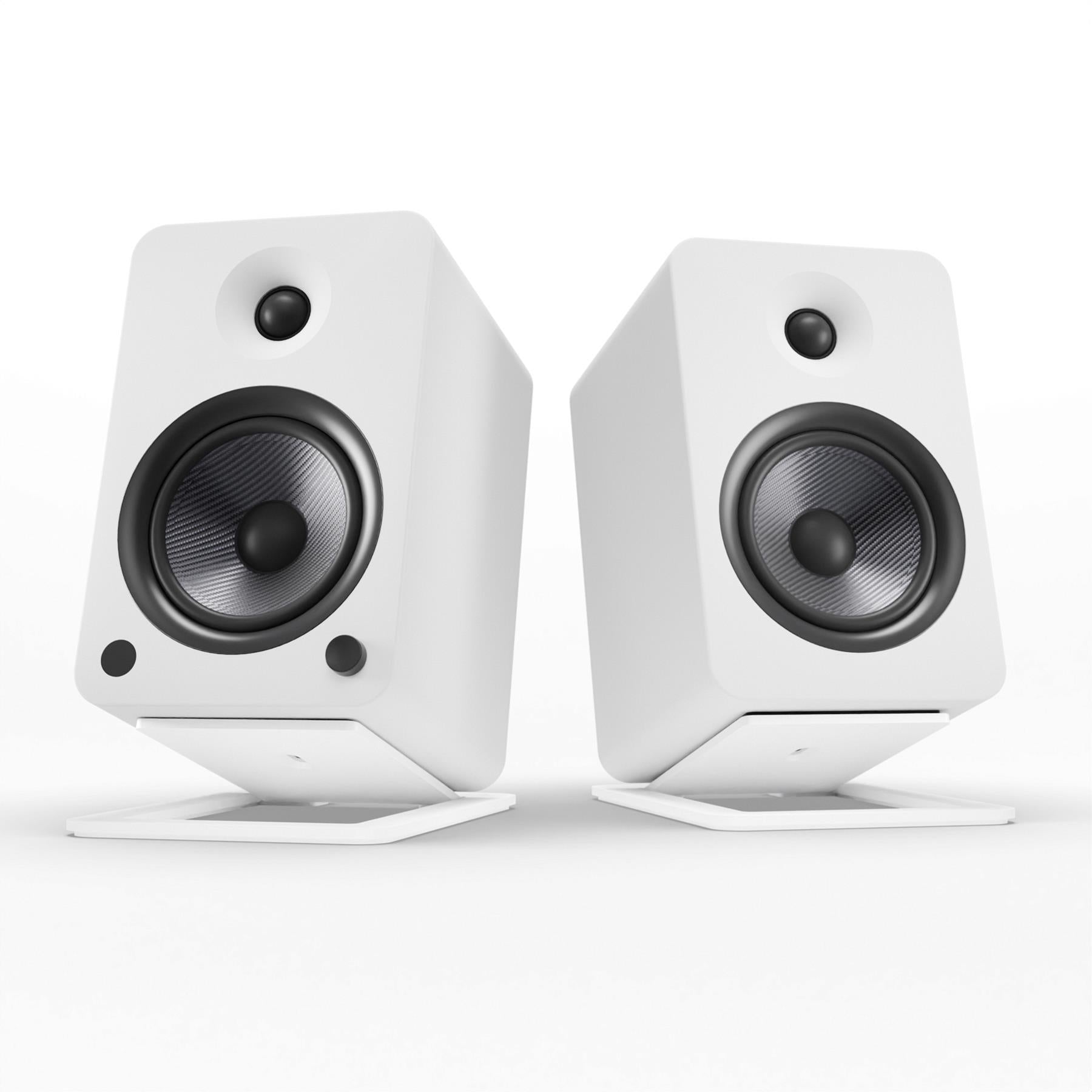 Kanto YU6 Powered Bluetooth Bookshelf Speakers with Phono Preamp - Premium Sound for Vinyl Records, Home Theater, Gaming & Music Streaming