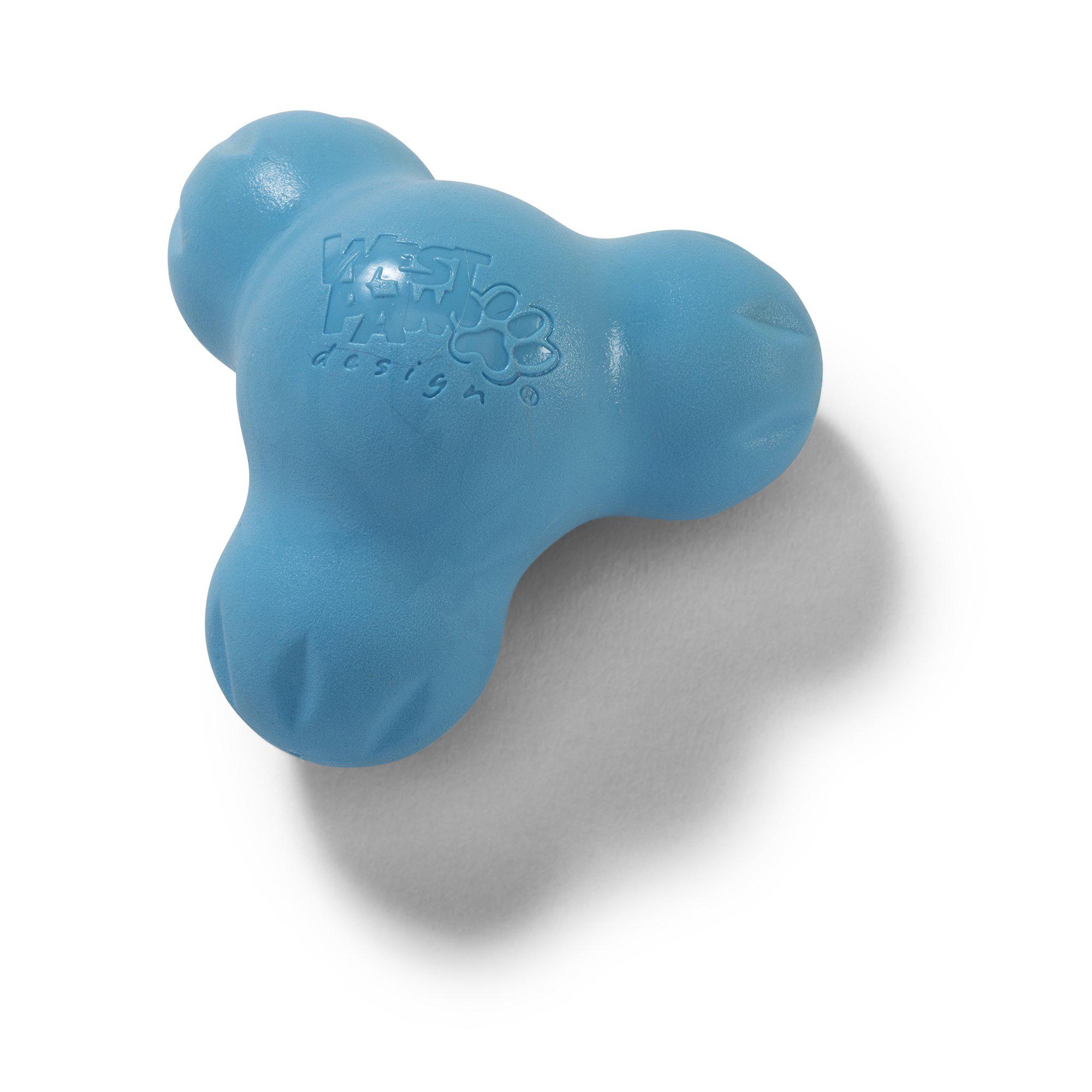 Tux Tough Chewer Dog Toy - Durable 5-Inch Aqua Blue Chew Toy for Aggressive Chewers | Perfect for Playtime, Training & Dental Health