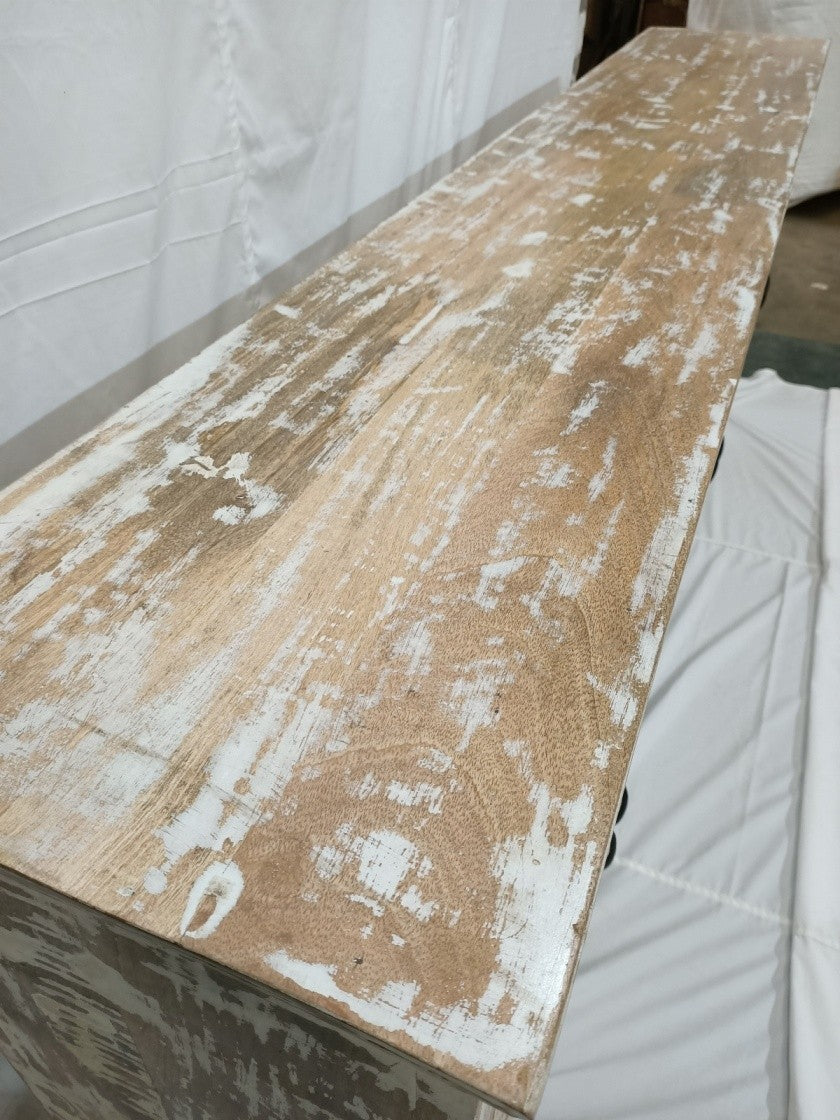 Reclaimed Timber Boat Wood X-Large Sideboard Buffet Hutch - 88.6