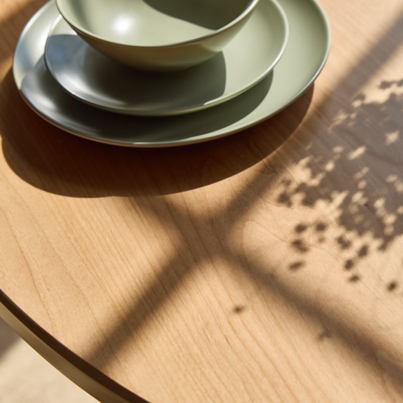 Eco-Friendly Zero Waste Round Table - Sustainable Dining & Kitchen Accessory for Home, Office & Outdoor Gatherings