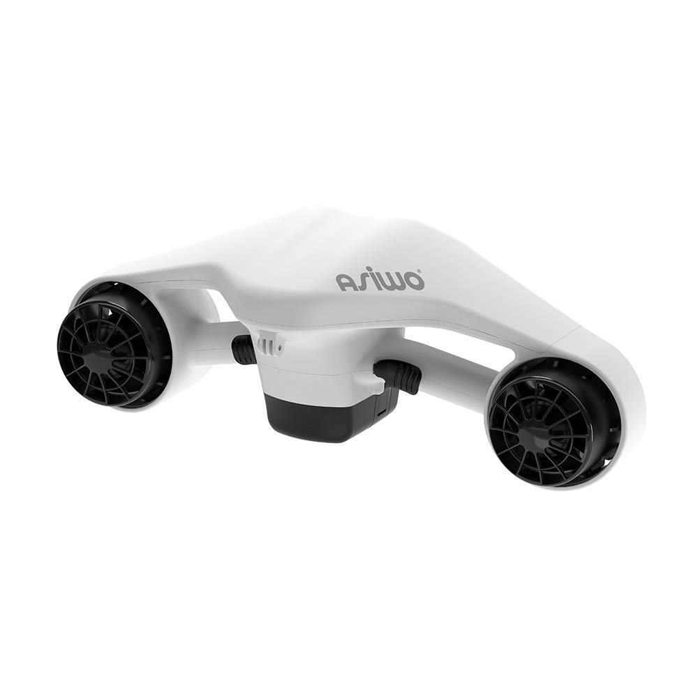 **Asiwo Underwater Scooter with Action Camera Mount - Dual Motor Waterproof Diving Scooter for Snorkeling, Swimming & Scuba Diving | Perfect for Ocean Adventures & Underwater Exploration**