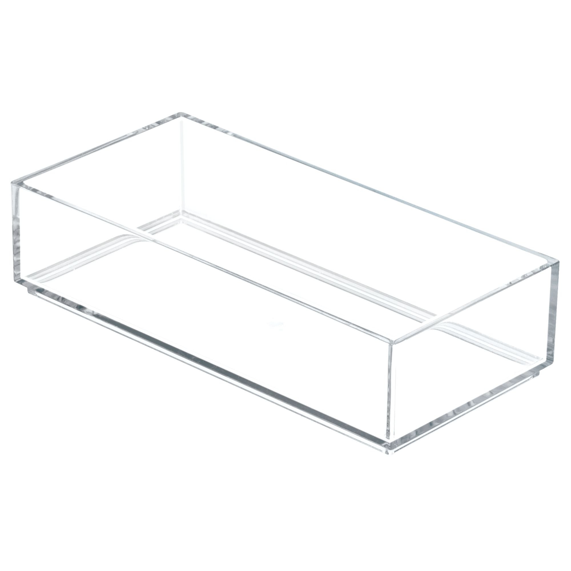 iDesign Clear Acrylic Vanity Tray Organizer - 4