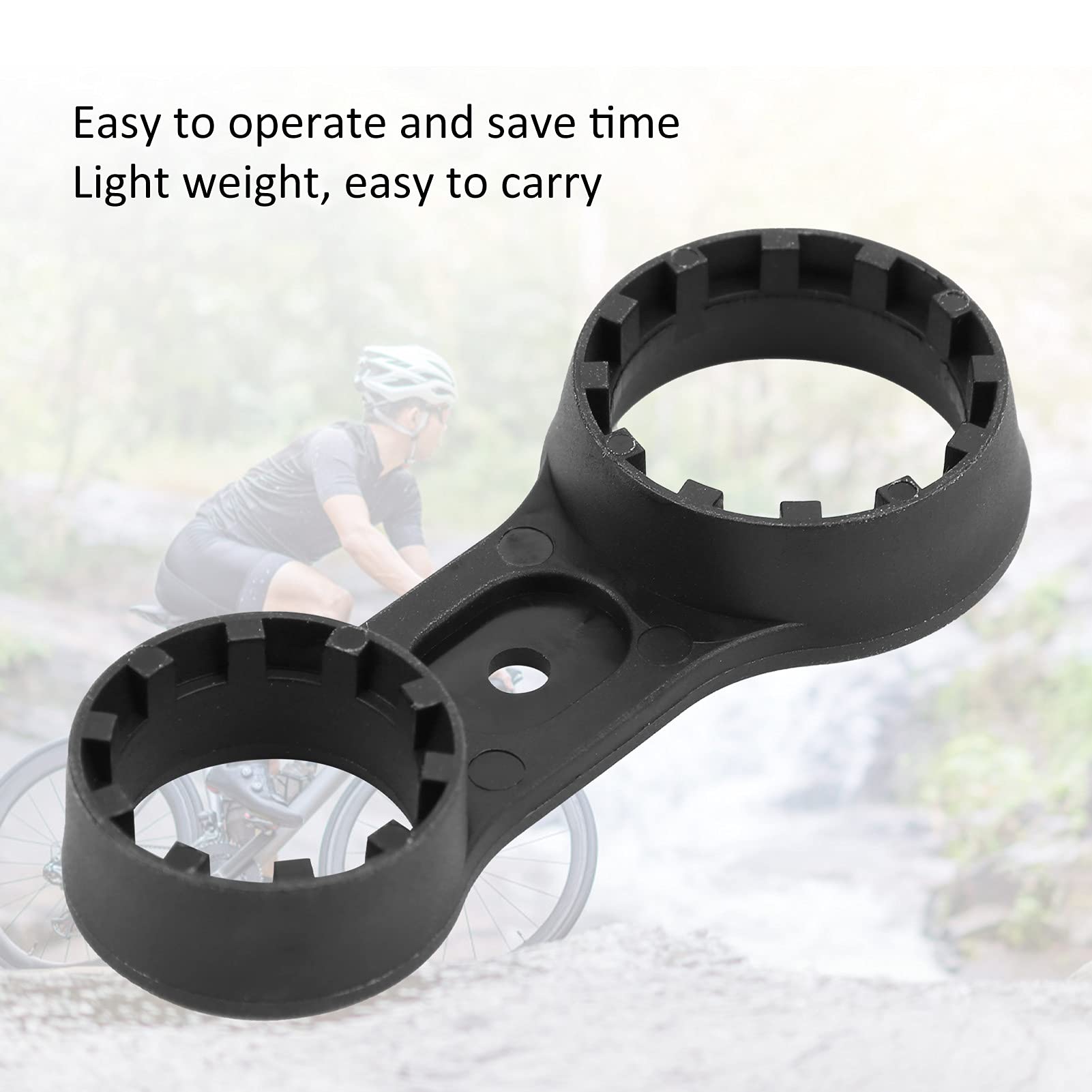 Mountain Bike Fork Spanner Wrench - Plastic Front Fork Repair Tool for XCT/XCM/XCR - Durable Bicycle Maintenance Hardware for Trail Riding & Off-Road Cycling