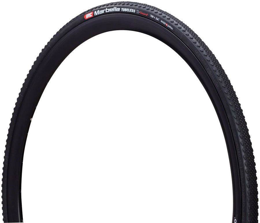 2 Pack IRC Marbella Tubeless Bike Tires - 700x28 Black with XGuard Sidewall Protection - for Road Bikes, Commuting & Urban Cycling