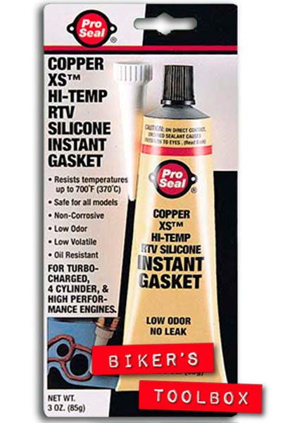 High-Temperature Copper XS RTV Silicone Gasket Sealant - Instant Adhesive for Automotive, Marine & Industrial Gasketing - Perfect for Engines, Exhausts & High-Heat Applications