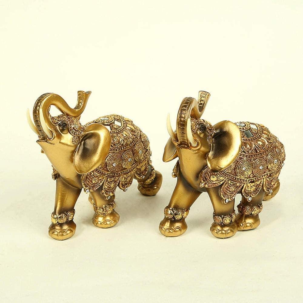 DSQK Handmade Elephant Decor - Unique Home & Office Art Decorations for Animal Lovers | Perfect for Living Room, Bedroom, or Workspace