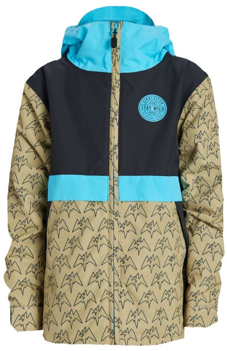 Airblaster Junior's Trencher Full Zip Insulated Jacket 2024 - Waterproof Snow Jacket for Kids - Warm Winter Coat for Boys & Girls - Perfect for Skiing, Snowboarding & Outdoor Winter Activities