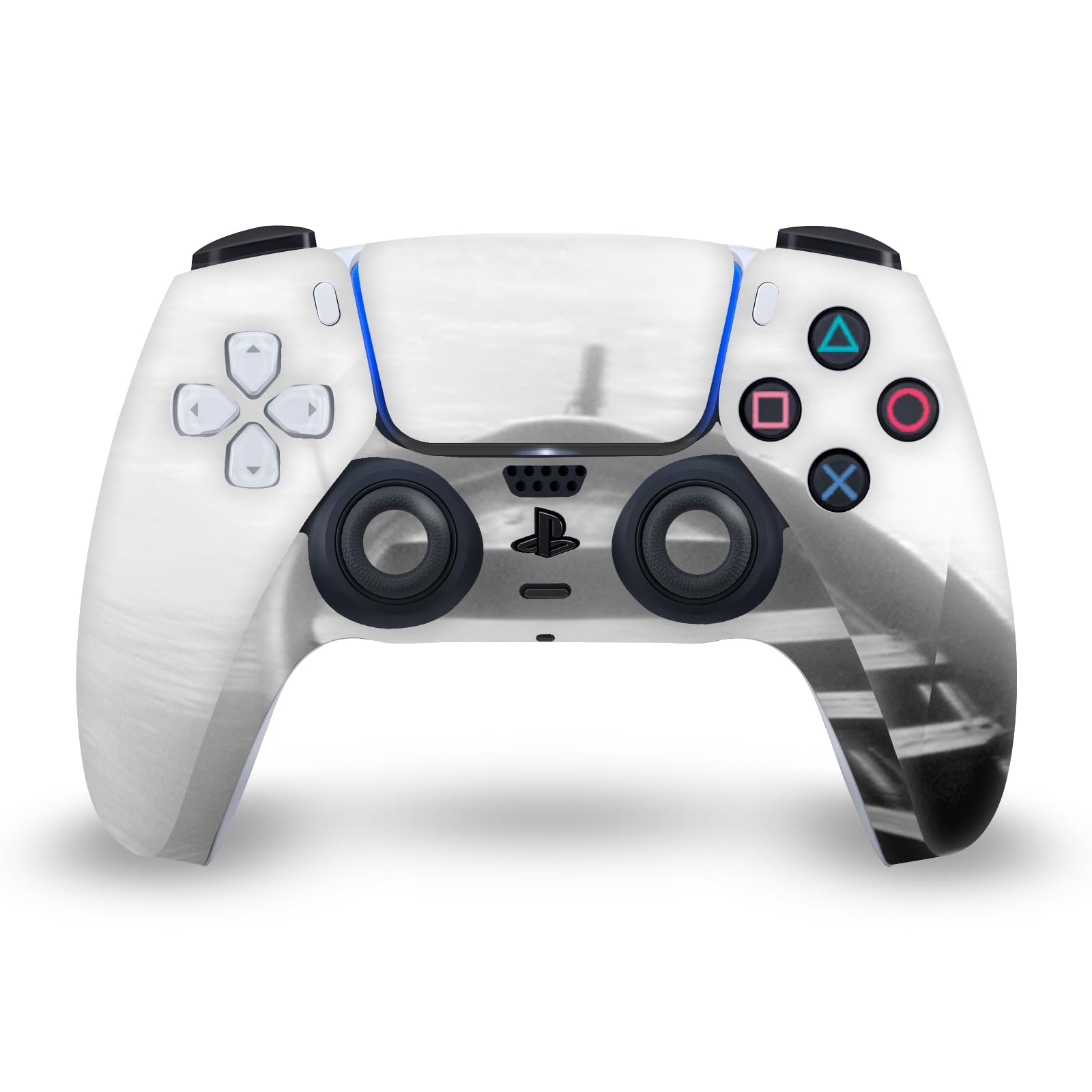 Official Licensed Dorit Fuhg Last Day of Summer Mix Art Vinyl Skin Sticker - Compatible with PlayStation 5 PS5 Slim & Digital Edition Console & DualSense Controller - Protective Decal for Gaming Setup & Personalization